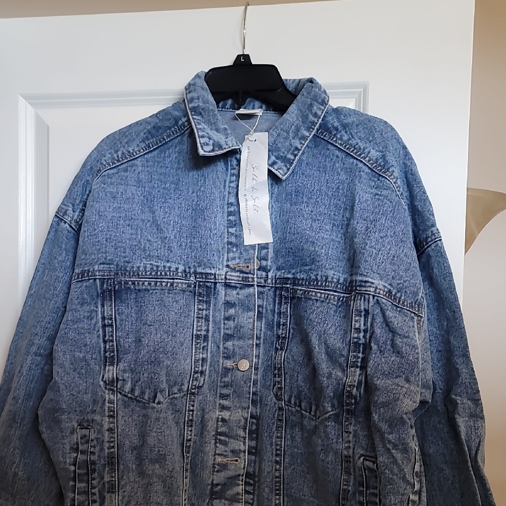 Vintage Wash Stylish Blue Denim Jacket
